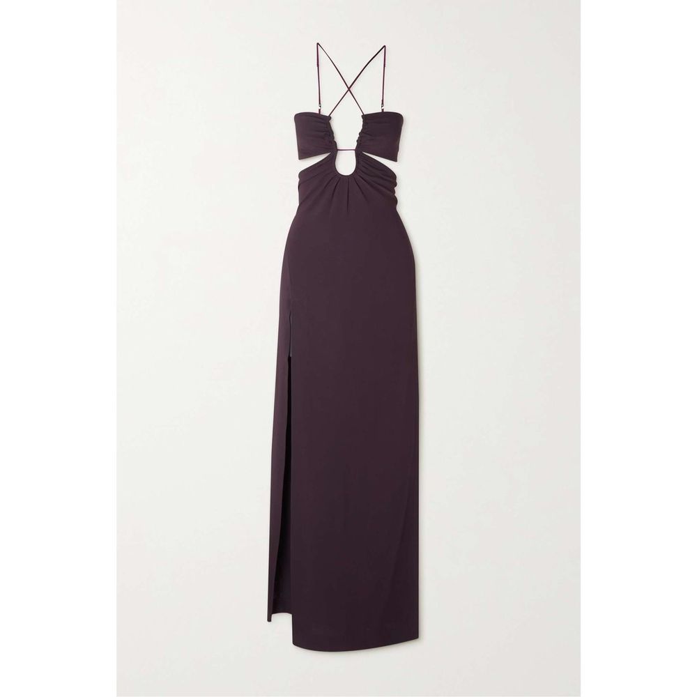 Nensi Dojaka Stretch viscose long dress